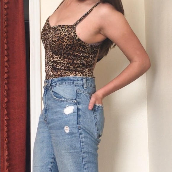 Assorted brands Leopard print tank top - Picture 4 of 4